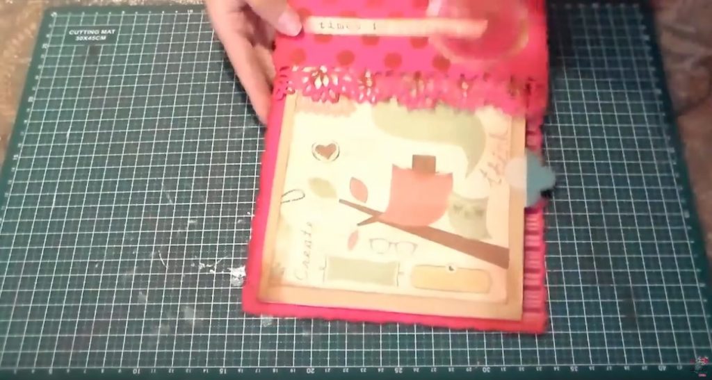 Paso a paso para hacer la tarjeta decorada