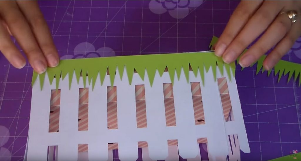 Procedimiento cartulina básica verde