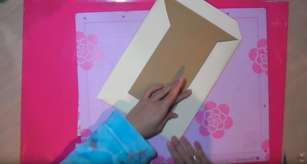 Paso a paso cartón forrada