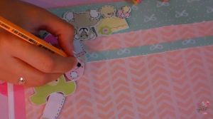  álbum de fotos scrapbook para bebé - decoración 4