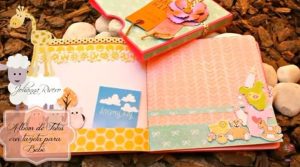 álbum de fotos scrapbook 