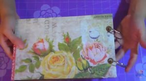 anillas para encuadernar  mini álbum scrap vintage