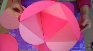 armado 2 pompón de cartulina scrapbook 