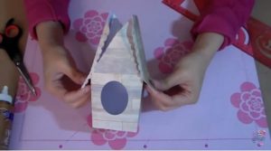 armar la casita para pájaro 