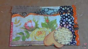 decoracion 1  mini álbum scrap vintage