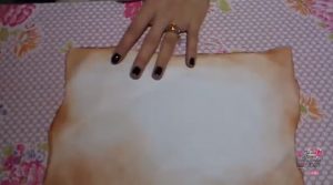 efecto vintage para carta antigua