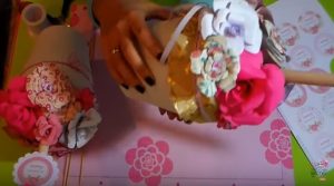 topiario para gominolas - flores 2 