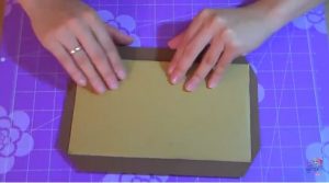forrar carton para  mini álbum scrap vintage