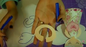 manitos - ángeles decorativos