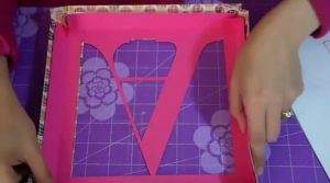 vista de marcos para la base de la  letra decorativa