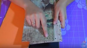 orificios  mini álbum scrap vintage