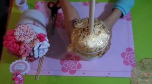 topiario para gominolas - paso 3