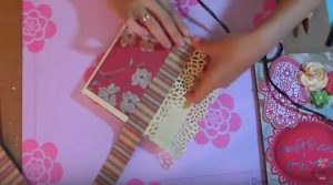 decorar el sobre tarjeta de felicitación para boda