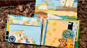 Ideas de decoración para el álbum de bebé oso 1 