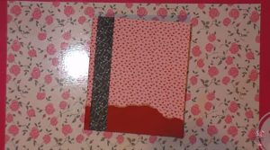 tarjeta scrapbook de amor - decoración 1 