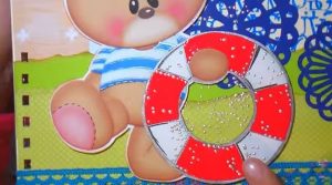 álbum scrapbook de bebé - detalles decorativos