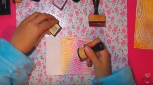 técnicas de grofado y embosado - aplicar tintas