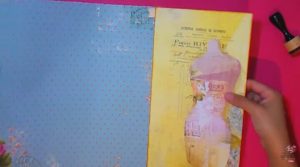 cartulinas para la base de tarjeta femenina de scrapbook