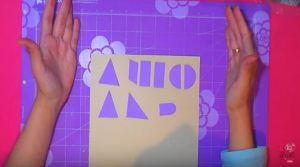 recortar figuras para sellos de abecedario