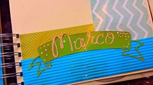 Álbum scrapbook de bebé 3 - decoración pagina 3.1