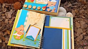 Álbum scrapbook de bebé 3 - decoración pagina 4