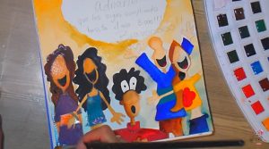 tarjeta de felicitación con acuarelas 4