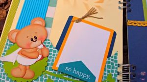 Álbum scrapbook de bebé 3 - decoración pagina 4.2