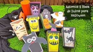 Halloween, Cajitas tutorial
