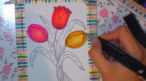 Tarjeta pintada a mano - 2