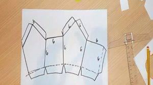 molde casa del terror, caja scrapbook de halloween