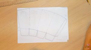 molde de cajitas de halloween