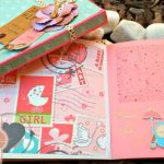 Paso a paso para decorar las hojas de un álbum de fotos para bebés