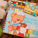 Proyecto Scrapbook: álbum de fotos para bebé (osito)