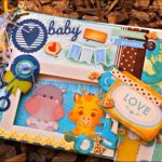 Álbum de fotos de bebé unisex, proyecto scrapbook