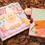 Álbum de fotos para bebe scrapbook, decoración de hojas paso a paso