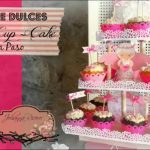 Como decorar mesa de dulces scrapbook, porta cupcake Paso a Paso