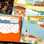 Álbum de bebé oso, Decoración de hojas 5