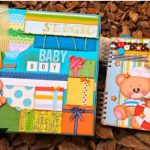 Álbum bebé oso, proyecto scrapbook