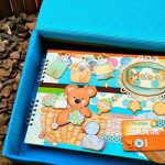 Álbum bebé oso, caja decorada