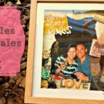Portaretrato scrapbook para el día del amor y la amistad